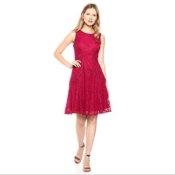 NWT Taylor Lace Sleeveless Dress Sz 6 - Picture 1 of 6